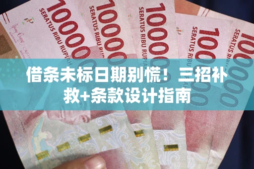 武汉借条未标日期别慌!三招补救+条款设计指南 武汉借条未标日期别慌!三招补救+条款设计指南